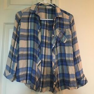Gap kids size 10 flannel button down.